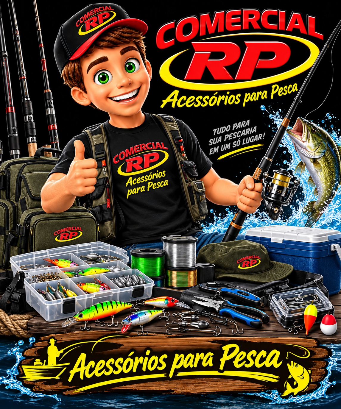 Acessórios para pesca